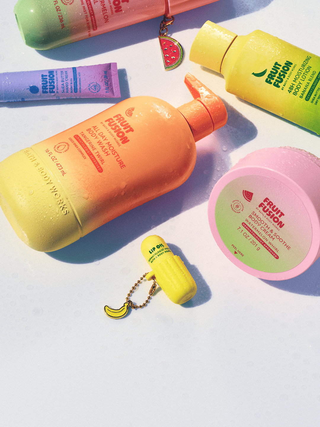 Four fruity scents. Real juicy benefits.