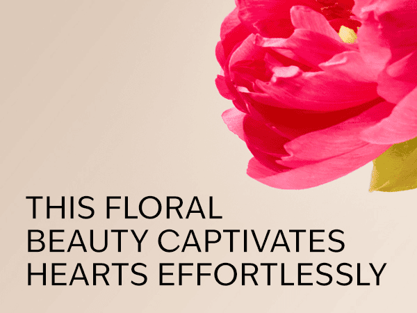 THIS FLORAL BEAUTY CAPTIVATES HEARTS EFFORTLESSLY