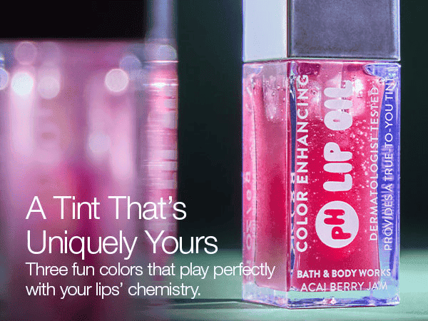 A Tint That's Uniquely Yours
Three fun colors that play perfectly with your lips' chemistry.