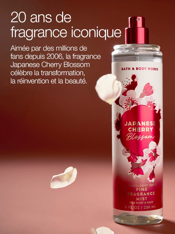 20 Years of Iconic Fragrance Loved by millions since 2006, Japanese Cherry Blossom is a celebration of transformation, reinvention and beauty