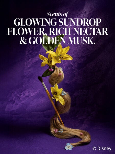 Scents of glowing sundrop flower, rich nectar, & golden musk.