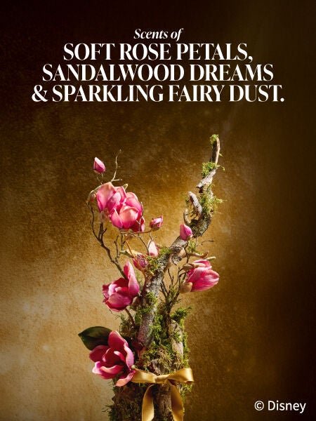 Scents of soft rose petals, sandalwood dreams, & sparkling fairy dust.