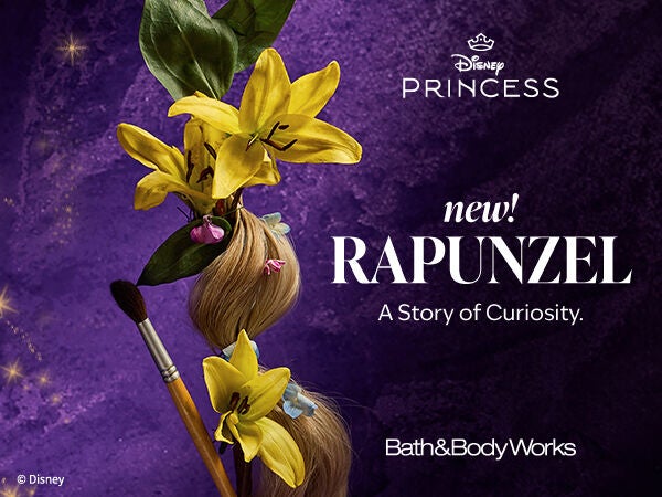 Disney Princess. Bath & Body Works. New! RAPUNZEL. A Story of Curiosity.