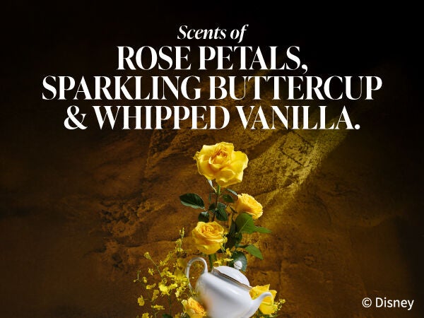 Scents of rose petals, sparkling buttercup, & whipped vanilla.