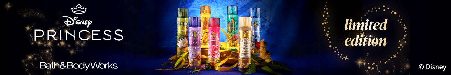 Disney Princess. Bath & Body Works. ENCHANTING ACCESSORIES. A collection of treasures to match your inner princess.