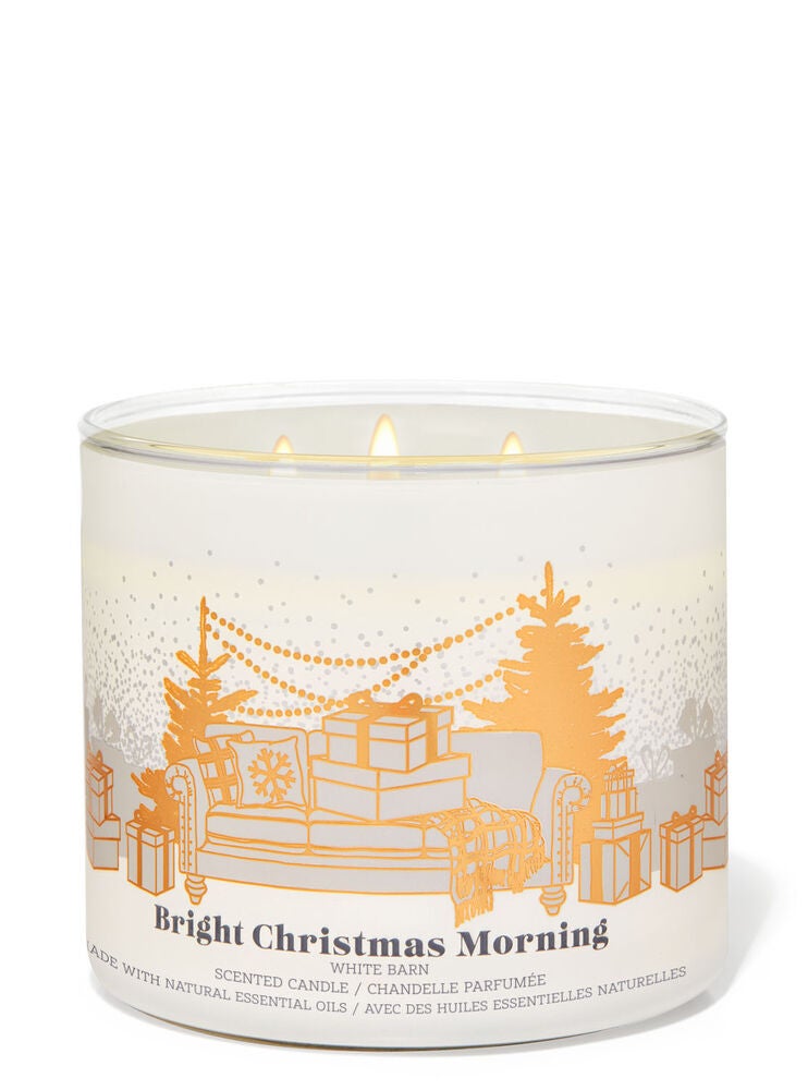 Bright Christmas Morning 3-Wick Candle | Bath and Body Works