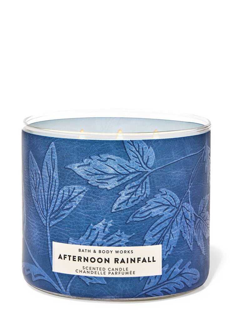 Afternoon Rainfall 3Wick Candle Bath and Body Works