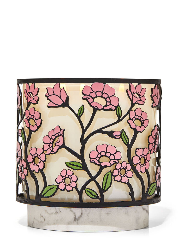Flowerbed 3-Wick Candle Holder