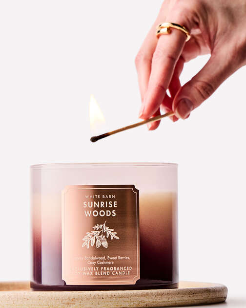 Sunrise Woods 3-Wick Candle