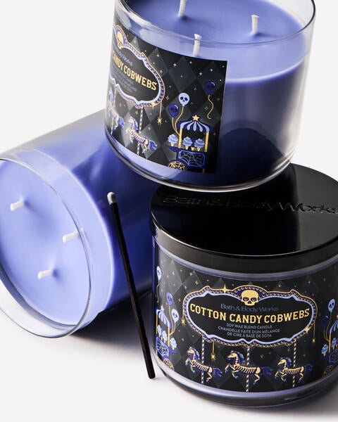Cotton Candy Cobwebs 3-Wick Candle