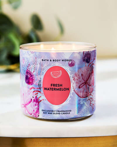 Fresh Watermelon 3-Wick Candle