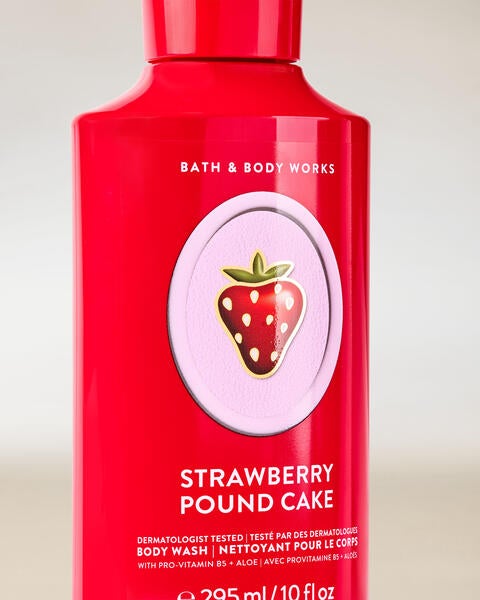 Nettoyant pour le corps Strawberry Pound Cake