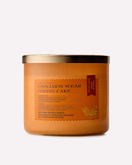 Cinnamon Sugar Coffee Cake 3-Wick Candle