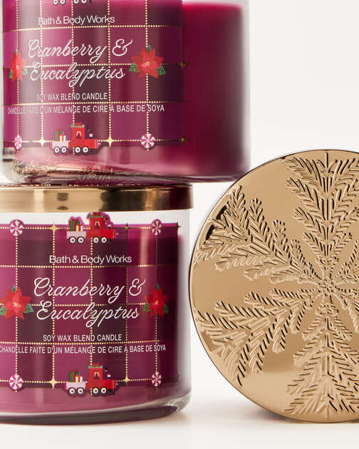 Cranberry & Eucalyptus 3-Wick Candle
