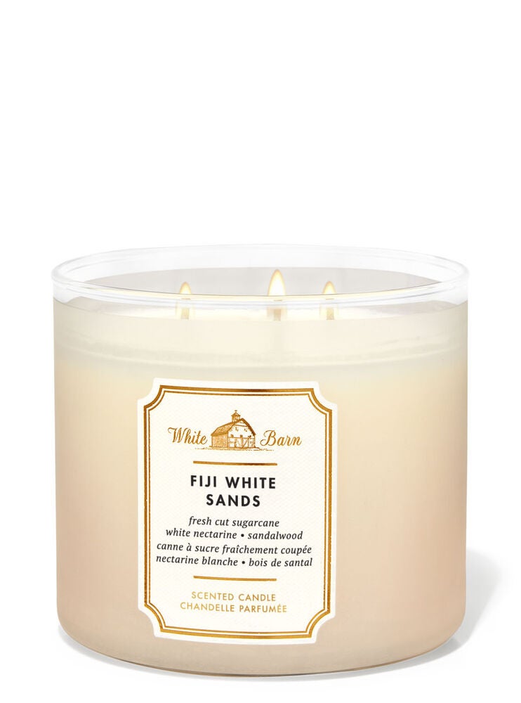 Fiji White Sands 3Wick Candle Bath and Body Works