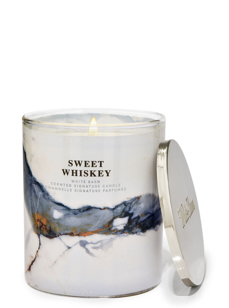 Sweet Whiskey Signature Single Wick Candle