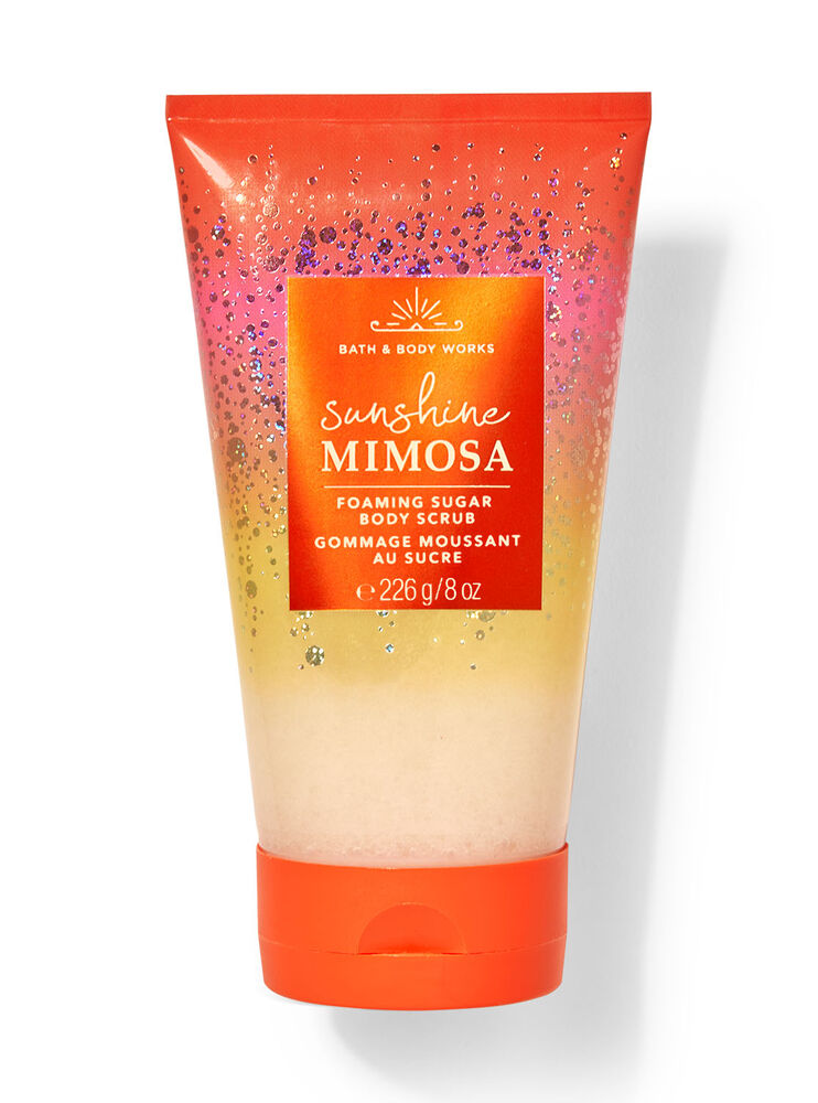 Sunshine Mimosa Foaming Sugar Body Scrub Image 1