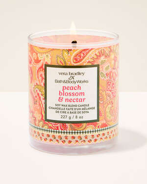 Peach Blossom & Nectar Single Wick Candle