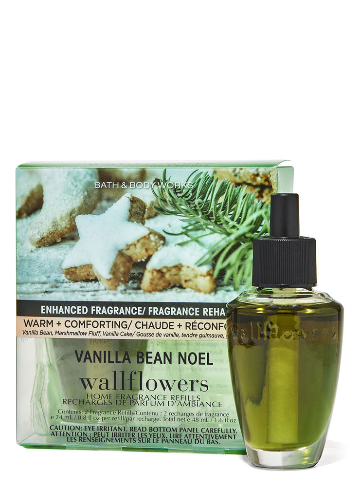 Paquet de 2 recharges de fragrance Wallflowers Vanilla Bean Noel