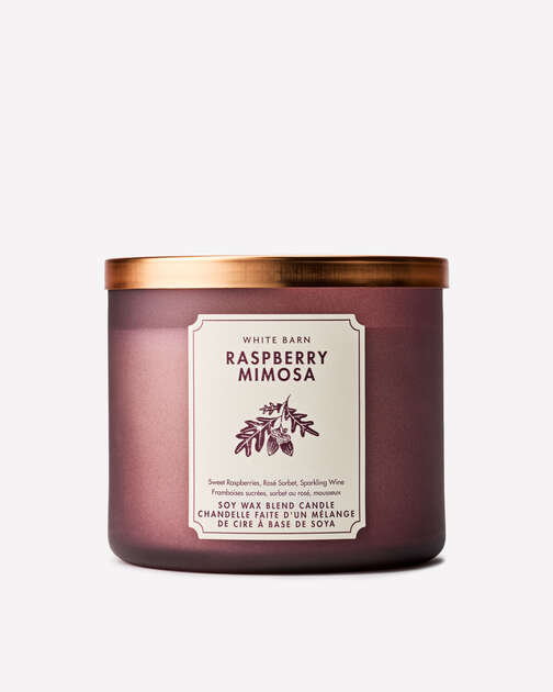 Raspberry Mimosa 3-Wick Candle