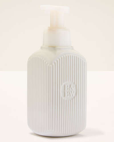 Cream Ceramic Gentle & Clean Foaming Hand Soap Dispenser