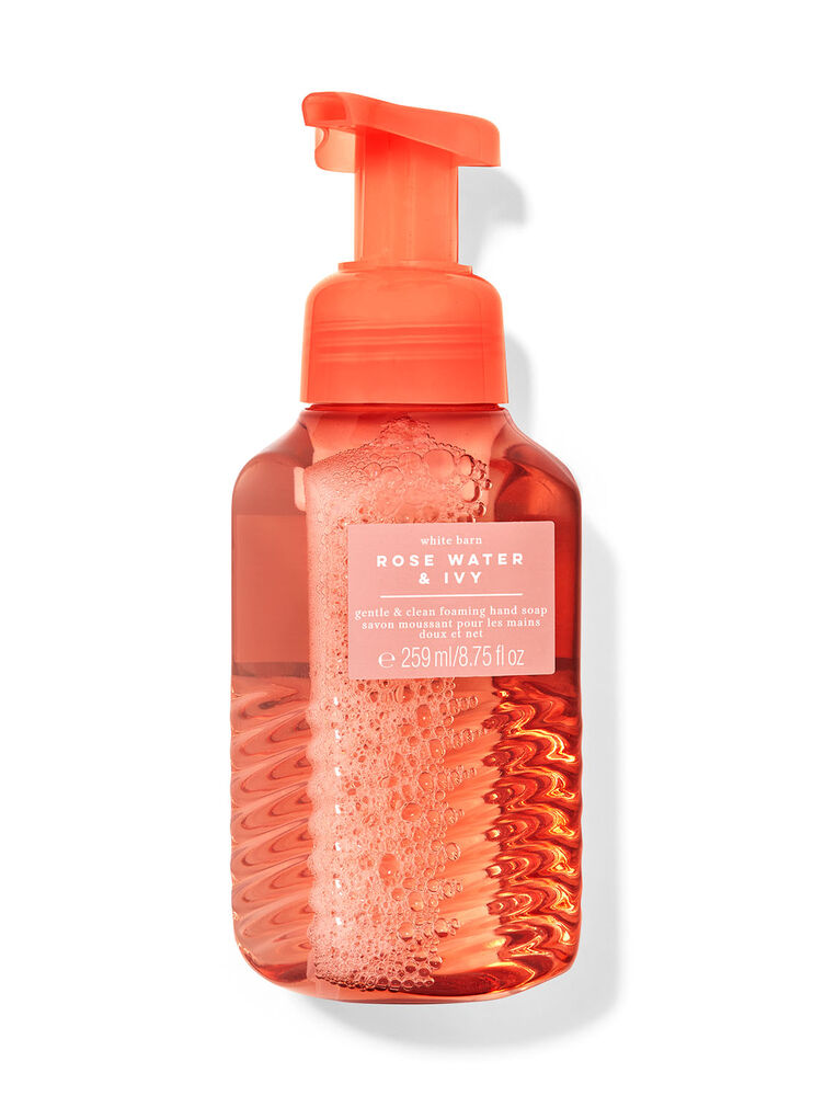 Savon moussant doux et net pour les mains Rose Water & Ivy Image 1