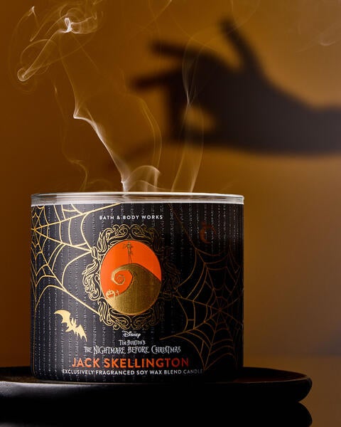 Jack Skellington 3-Wick Candle