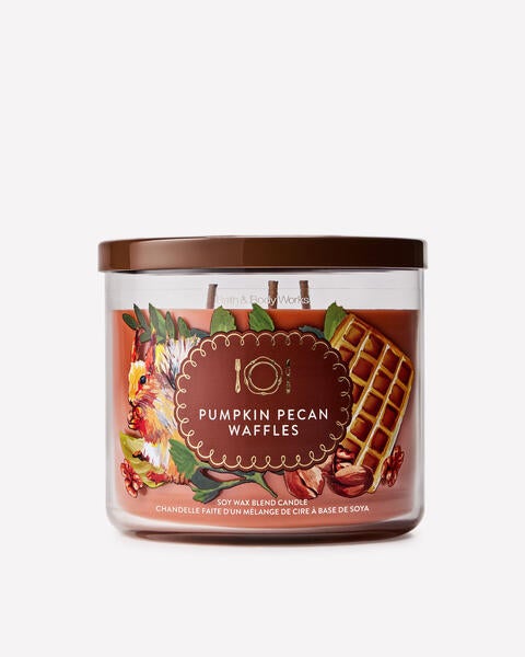 Pumpkin Pecan Waffles 3-Wick Candle