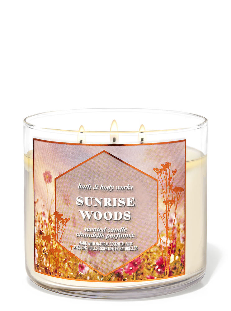 Sunrise Woods 3-Wick Candle