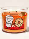 Coffee & Donuts 3-Wick Candle