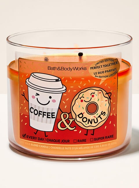 Coffee & Donuts 3-Wick Candle