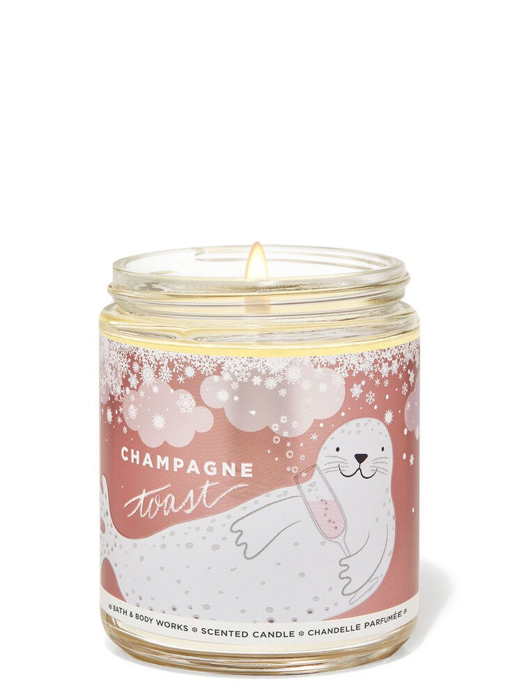 Champagne Toast Single Wick Candle