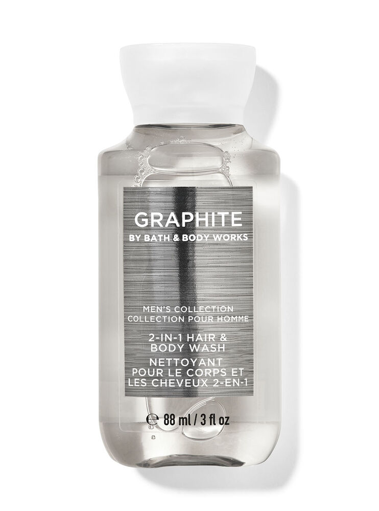 Graphite Travel Size 2-in-1 Hair, Face & Body Wash