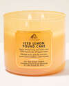 Iced Lemon Pound Cake 3-Wick Candle