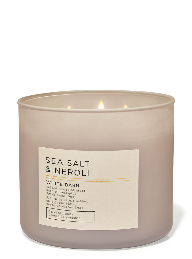 Sea Salt & Neroli 3-Wick Candle
