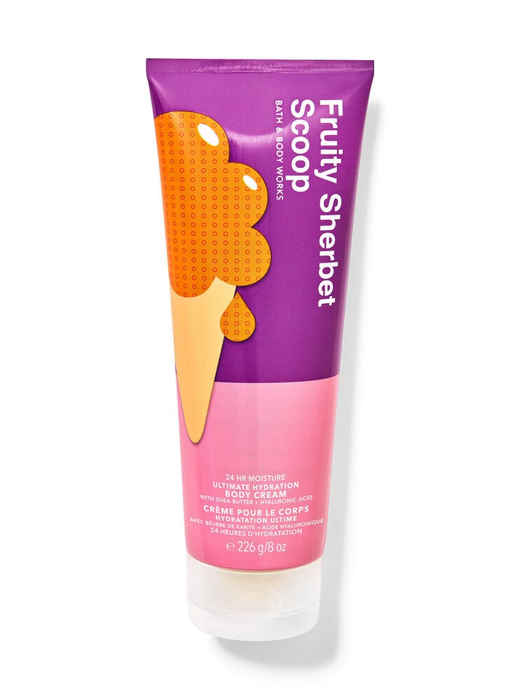 Fruity Sherbet Scoop Ultimate Hydration Body Cream Bath and Body Works
