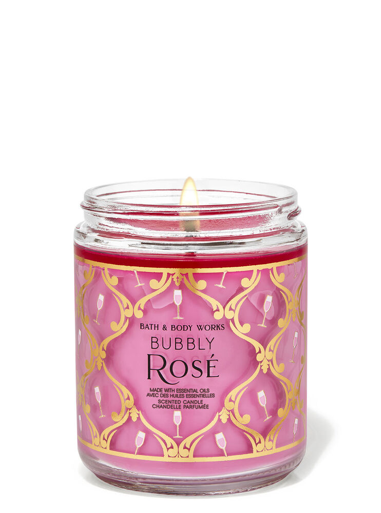 Bubbly Rosé Single Wick Candle