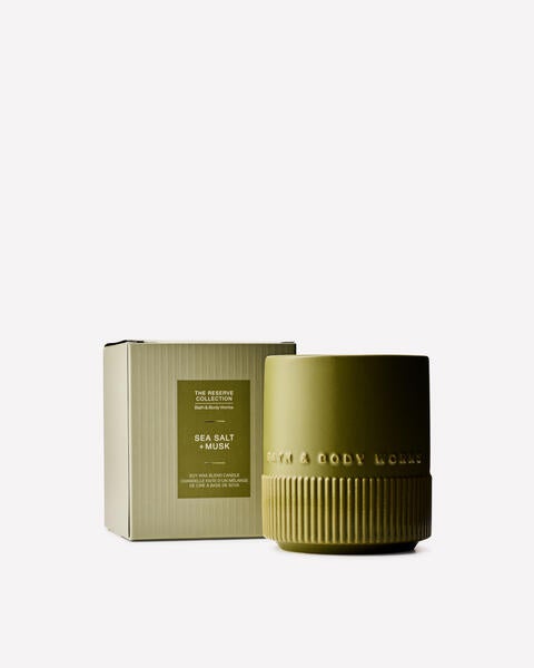 Sea Salt + Musk Single Wick Candle