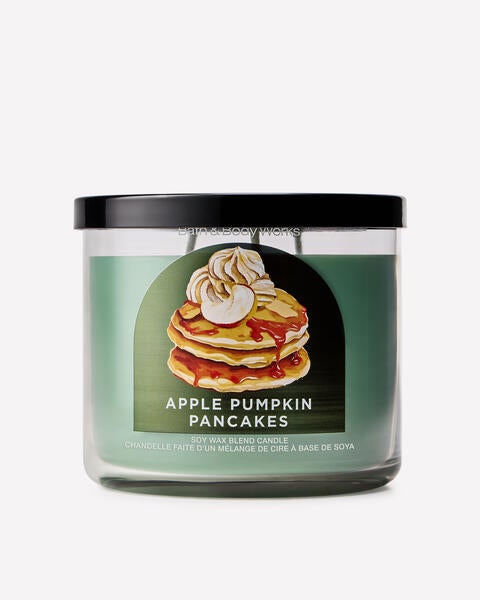 Chandelle à 3 mèches Apple Pumpkin Pancakes