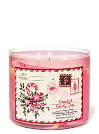 Crushed Candy Cane 3-Wick Candle