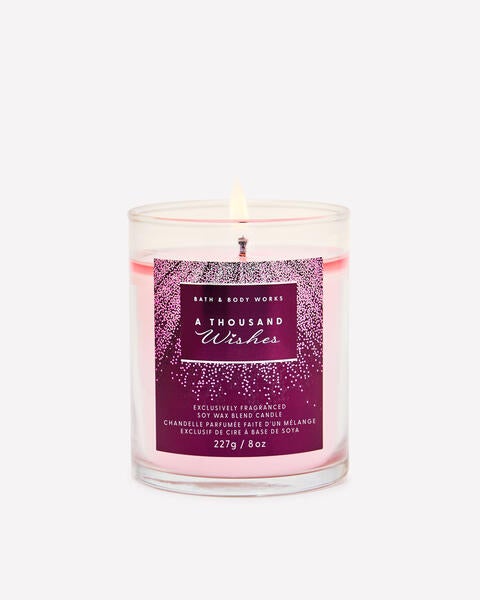 A Thousand Wishes Single Wick Candle