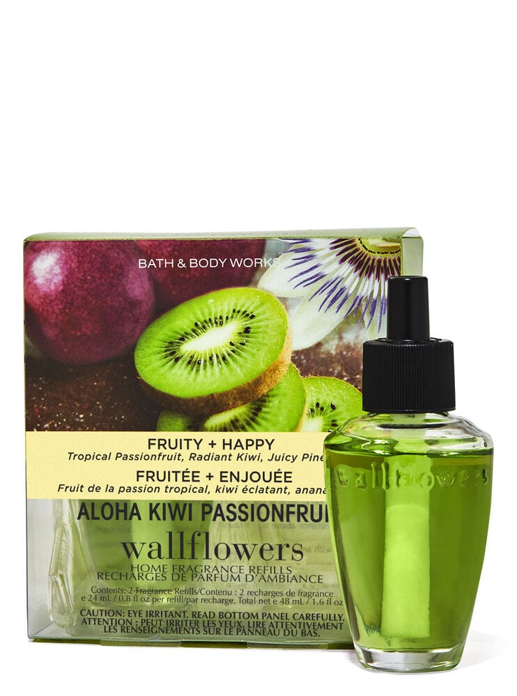 Paquet de 2 recharges de fragrance Wallflowers Aloha Kiwi Passionfruit