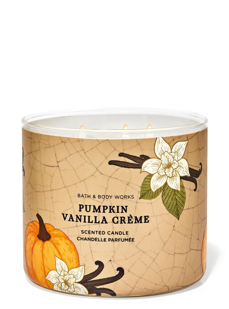Pumpkin Vanilla Crème 3-Wick Candle