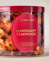 Mahogany Teakwood 3-Wick Candle