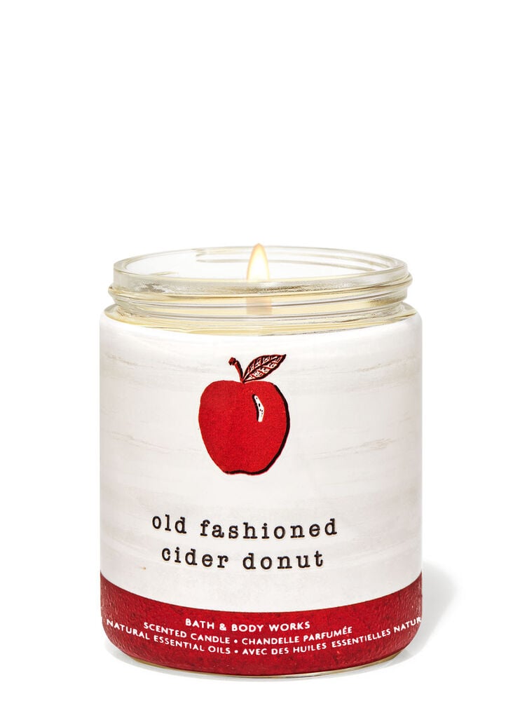 Old Fashioned Cider Donut Single Wick Candle
