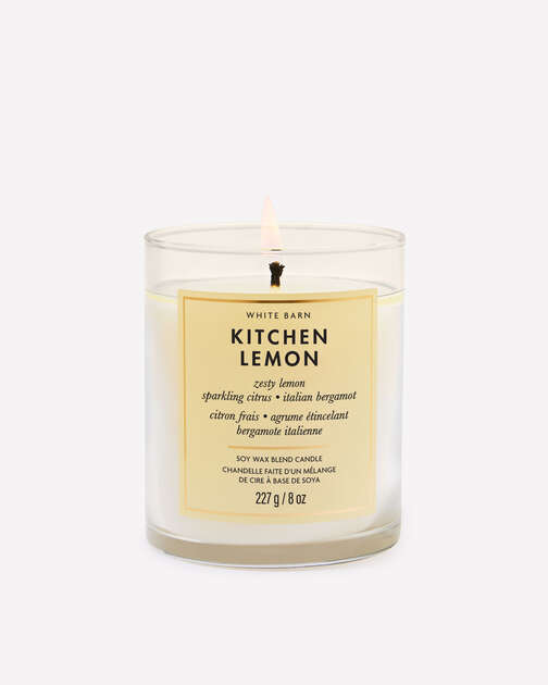 Kitchen Lemon Single Wick Candle