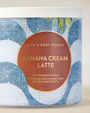 Banana Cream Latte 3-Wick Candle