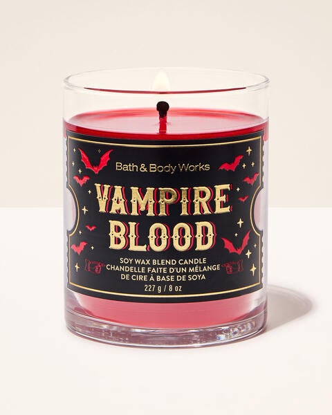 Vampire Blood Single Wick Candle