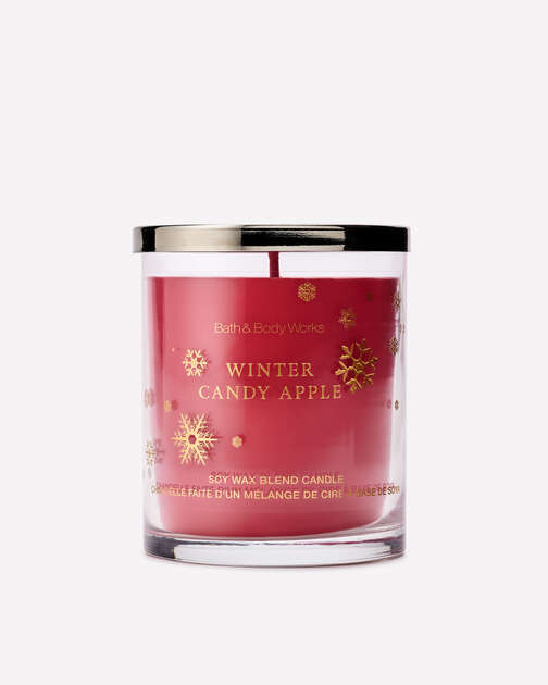 Winter Candy Apple Single Wick Candle