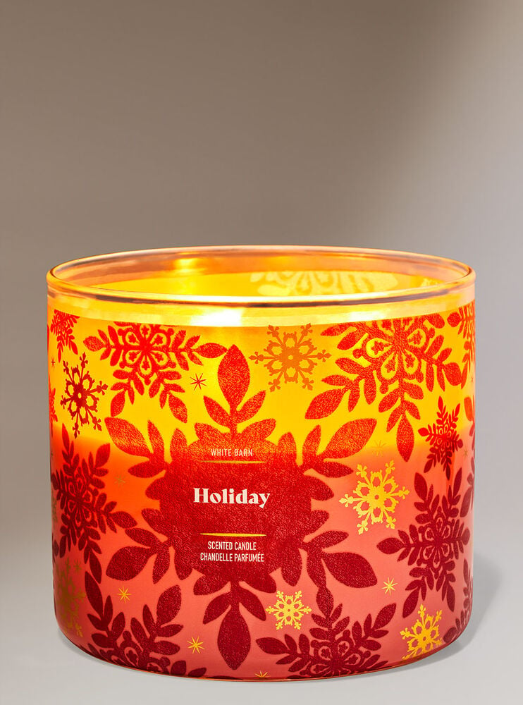 Holiday 3-Wick Candle Image 1